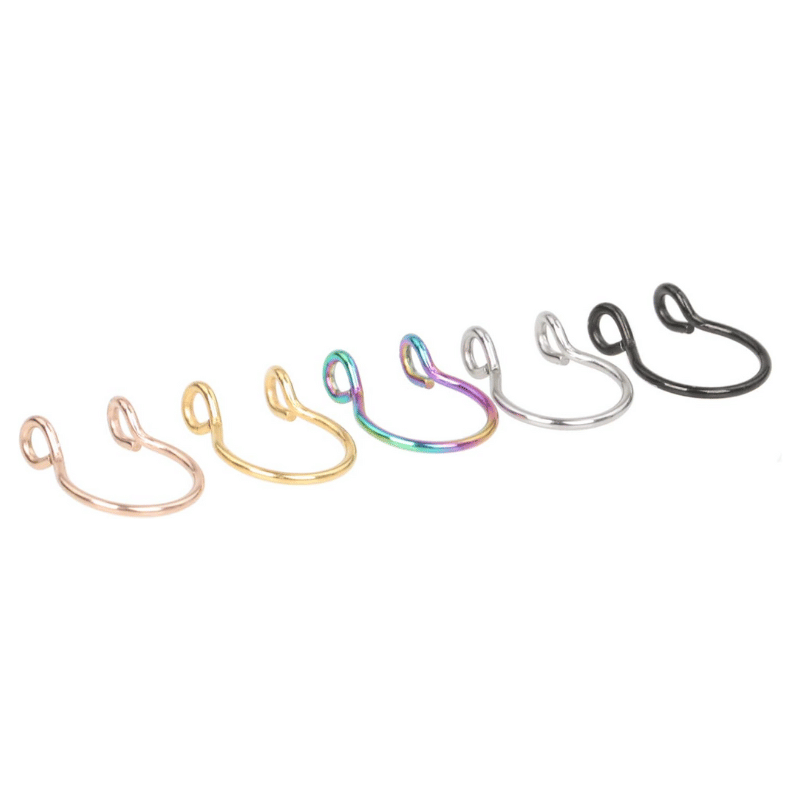 Classic Septum & Nose Rings (No Piercing Required)