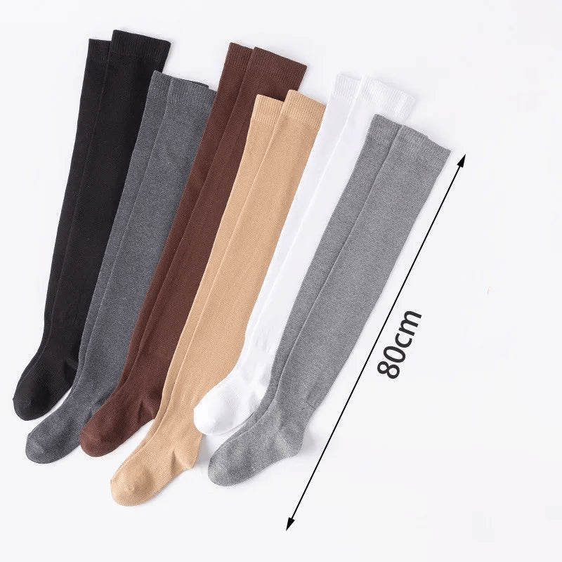 Extra Long Warm Thigh-High Socks - 31.5in (80cm)