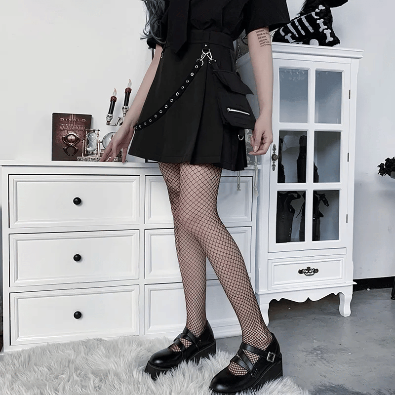 Black Gothic Fashion Skirt