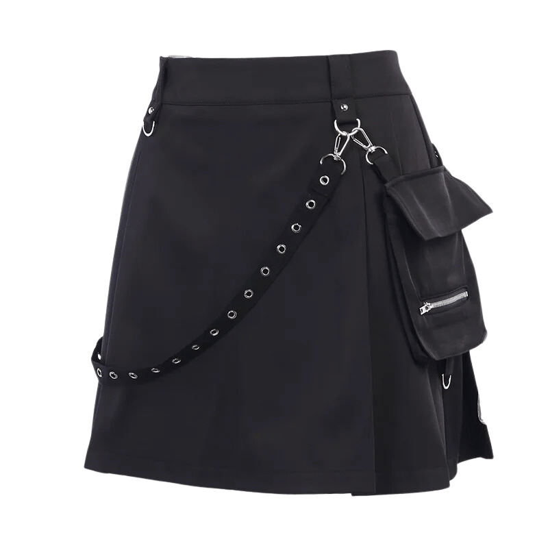 Black Gothic Fashion Skirt