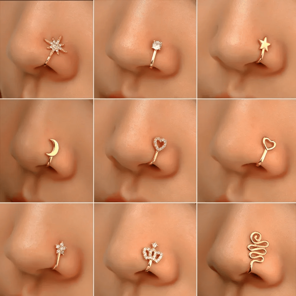 Fake Side Nose Rings (No Piercing Required)