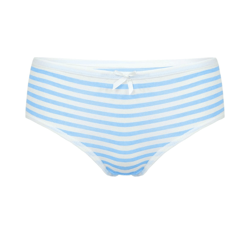 Light blue Cute Striped Panties for femboys