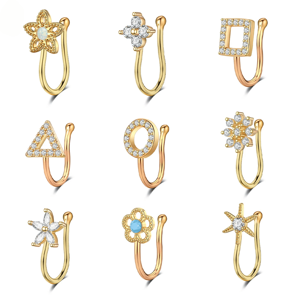 Elegant Nose Rings (No Piercing Required)