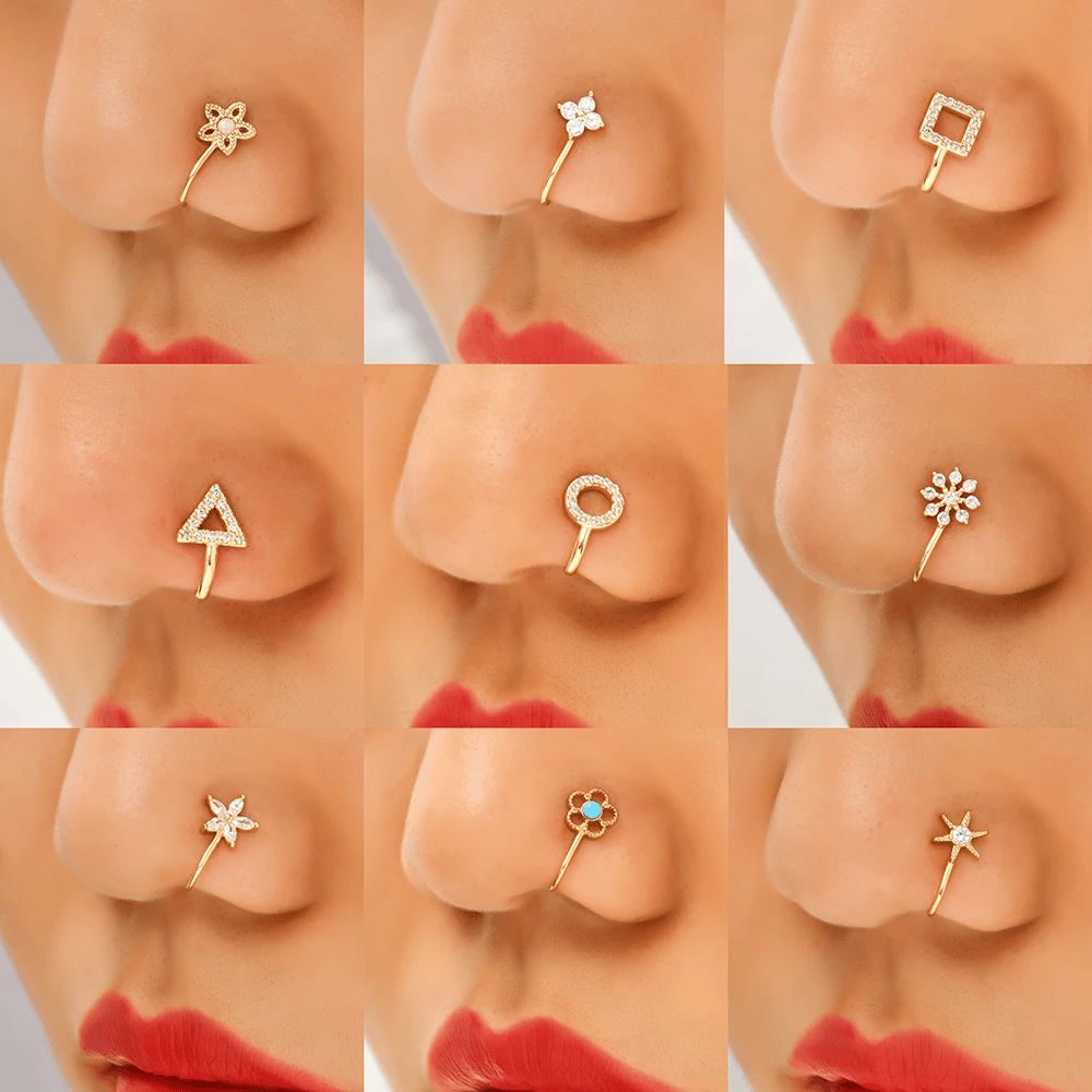 Elegant Nose Rings (No Piercing Required)