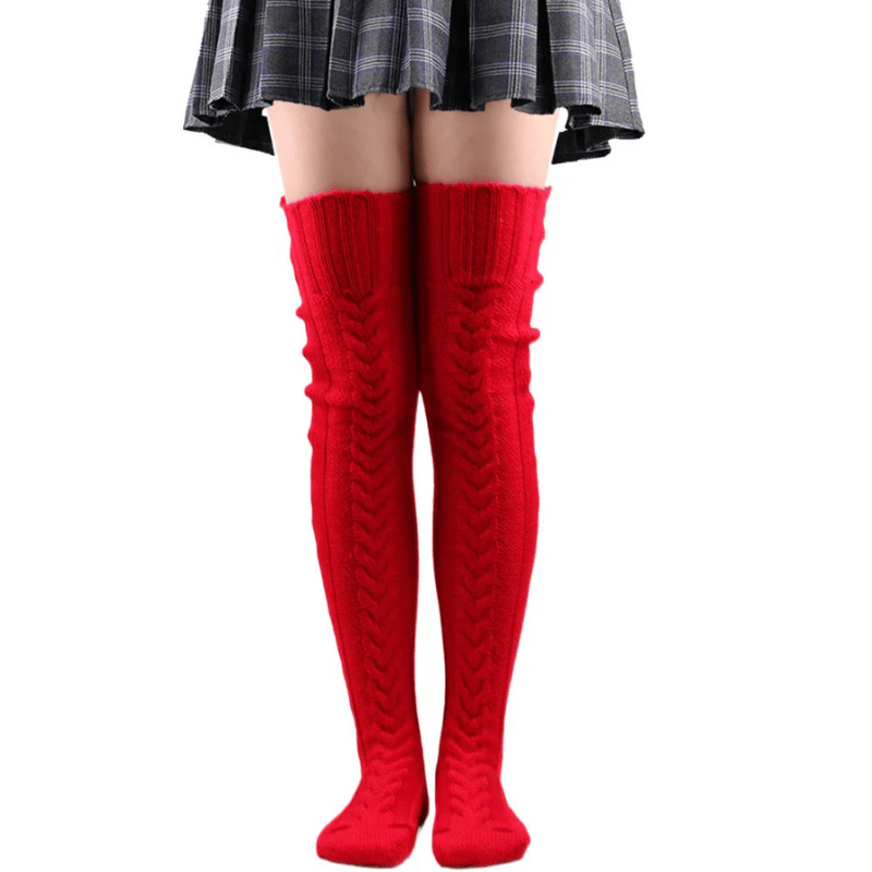Extra Long Thigh-High Warm Socks for Winter