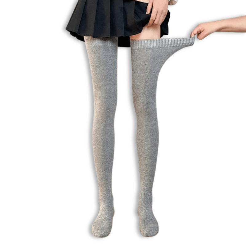 Extra Long Warm Thigh-High Socks - 31.5in (80cm)