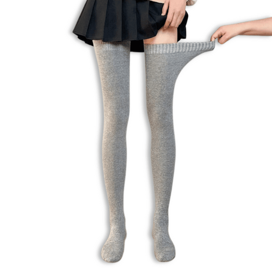 Extra Long Warm Thigh-High Socks - 31.5in (80cm)