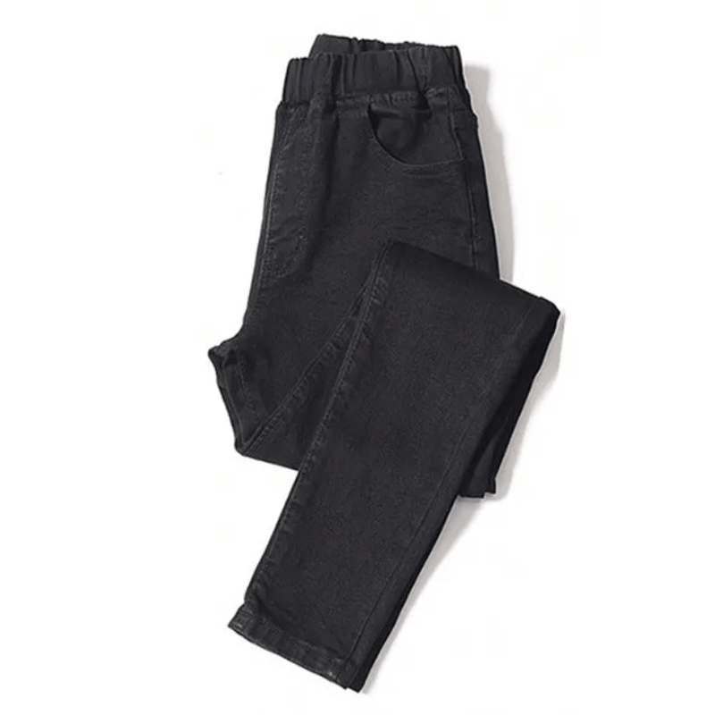 Feminine Fit Elastic Jeans