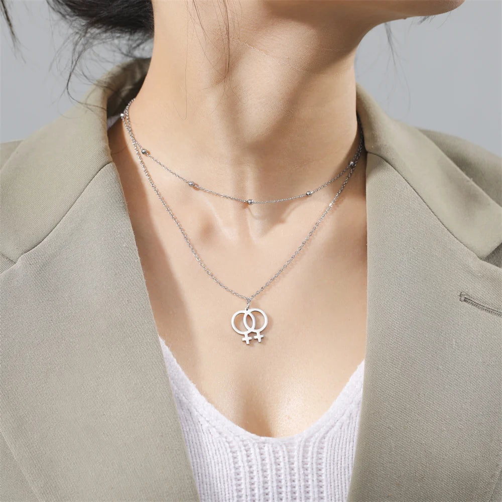Feminine Lesbian Necklace