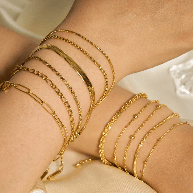 Gold Essentials Bracelet Collection