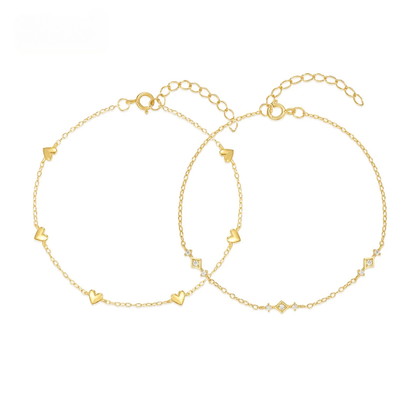 Elegant Gold-Tone Feminine Bracelet