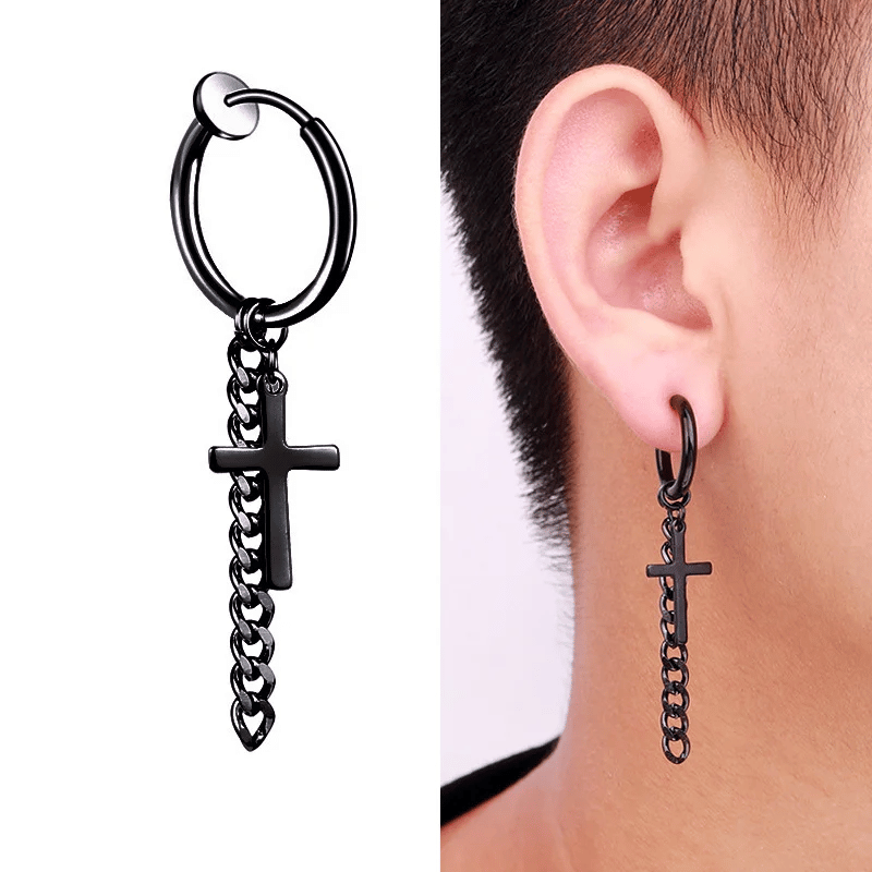 Gothic Style Clip-On Earrings (No Piercing Required)