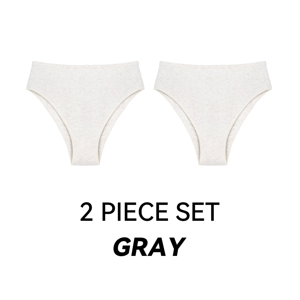 High-waisted cotton underwear 2-pack for femboys