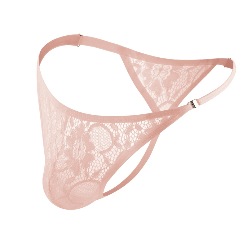 Lightweight lace panties featuring a breathable and smooth texture.