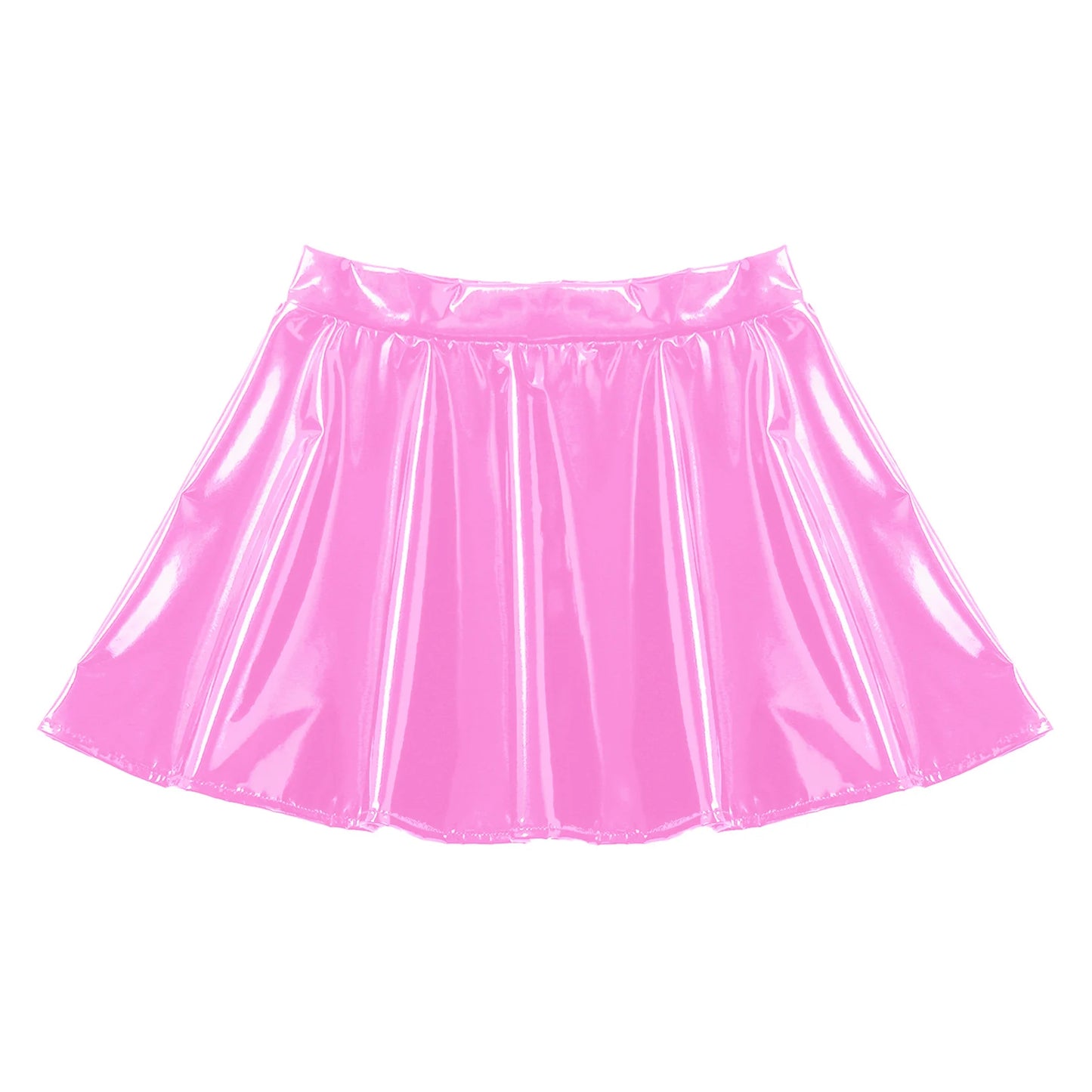 Glossy Short Skirt