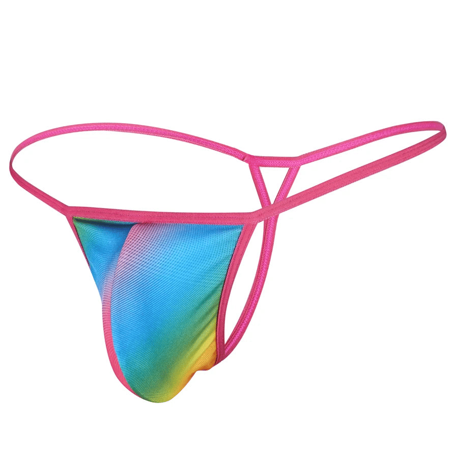 rainbow color panties made for feminine boy