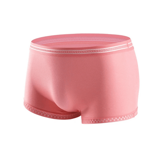 Thin Fit Boxers in pink, designed for a feminine boy's wardrobe