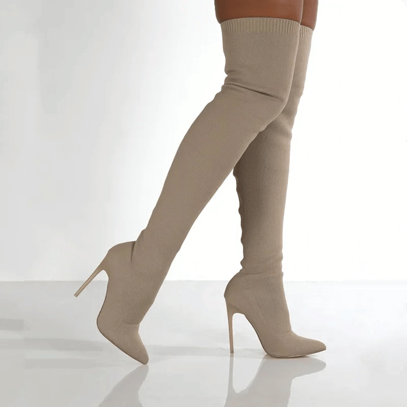 Long Sock High Heels