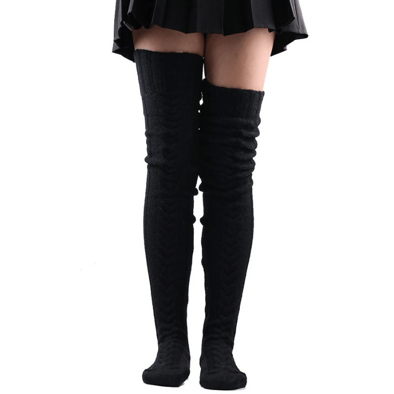 Extra Long Thigh-High Warm Socks for Winter