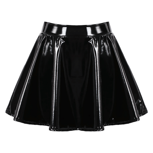 Glossy Short Skirt
