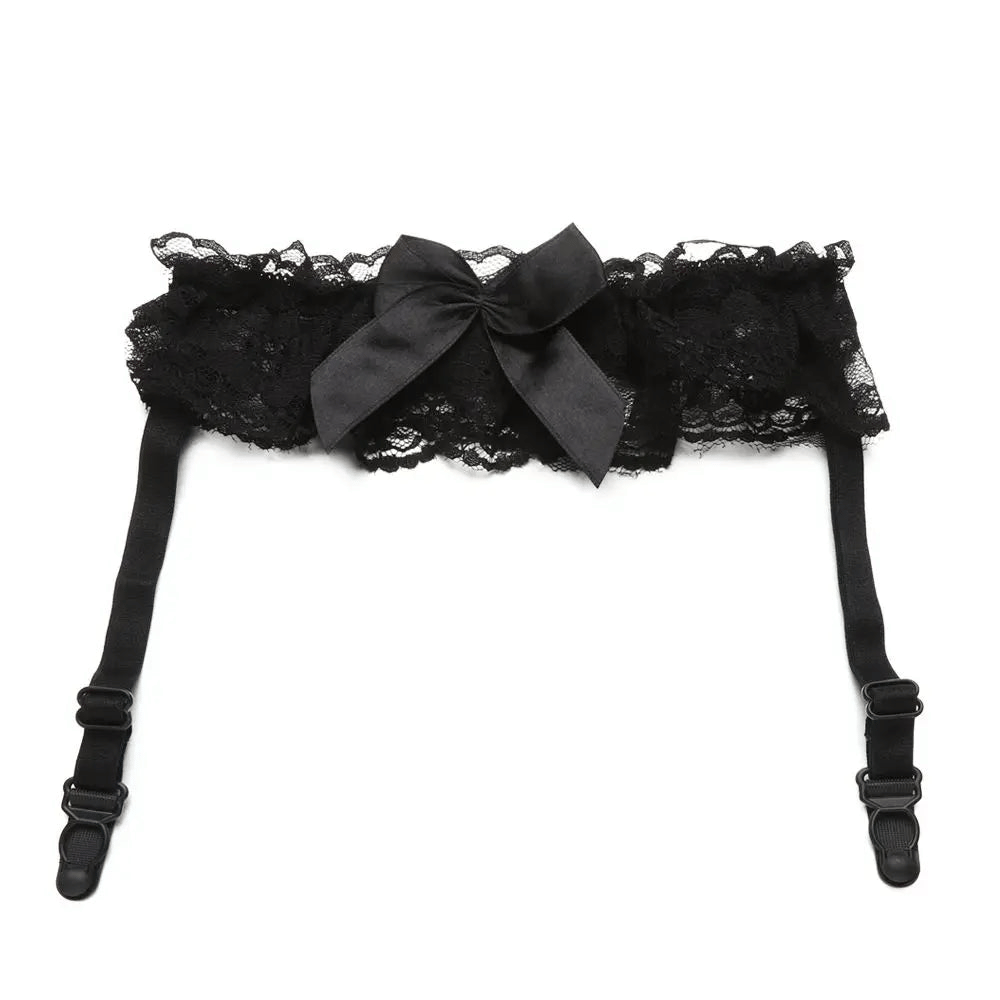Lace Leg Garter Belts
