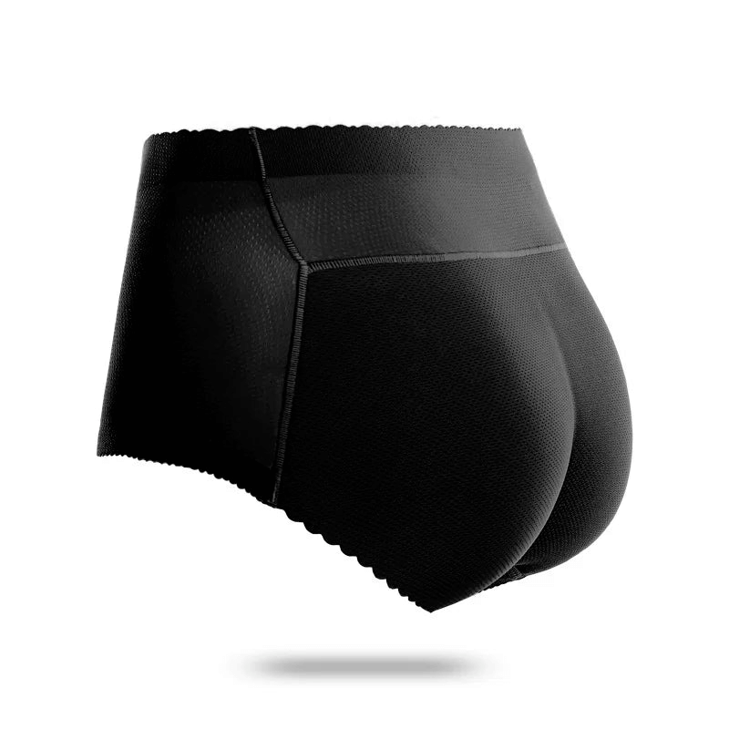 Black padded underwear for femboys, comfortable and supportive