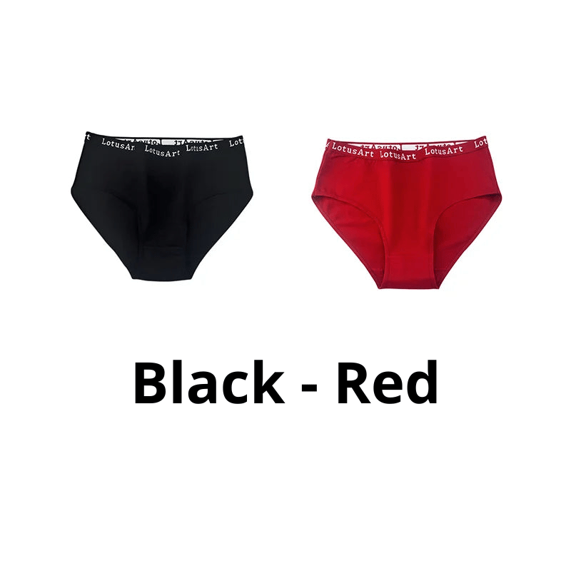 Cotton Mid-Waist Underwear - 2 Pack