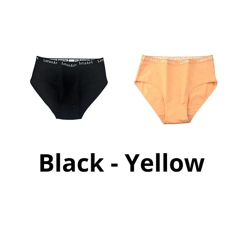Cotton Mid-Waist Underwear - 2 Pack