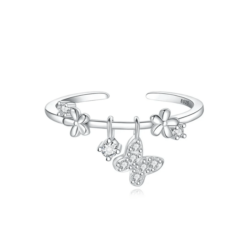 Cute Silver Open Rings