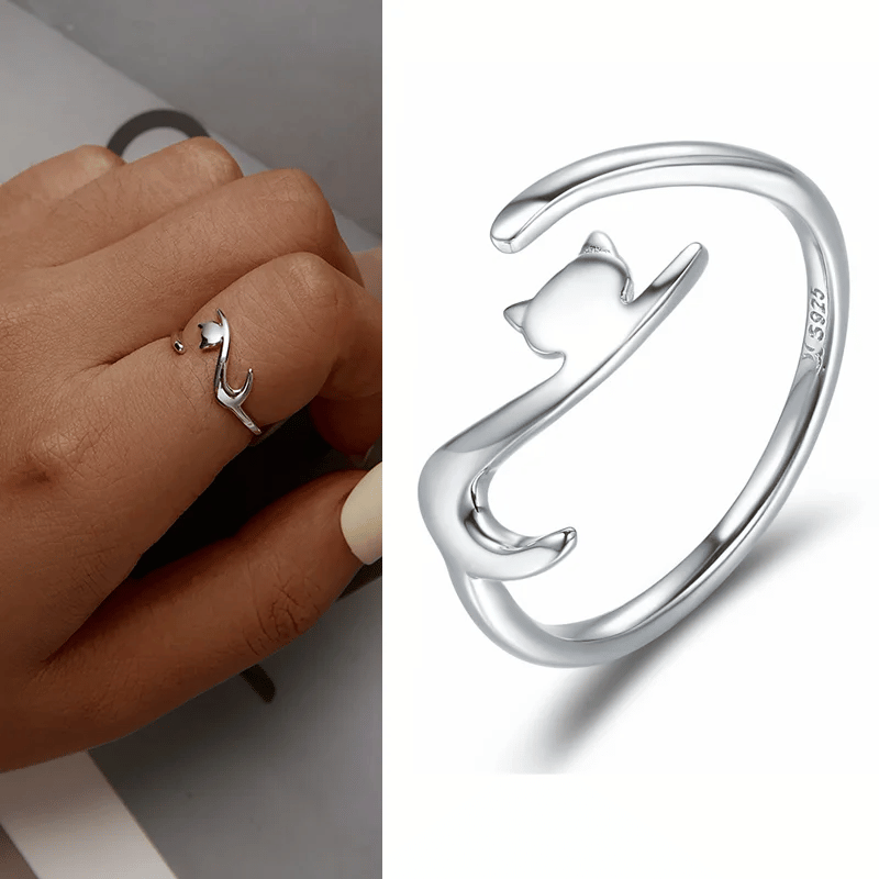 Themed Silver Open Rings