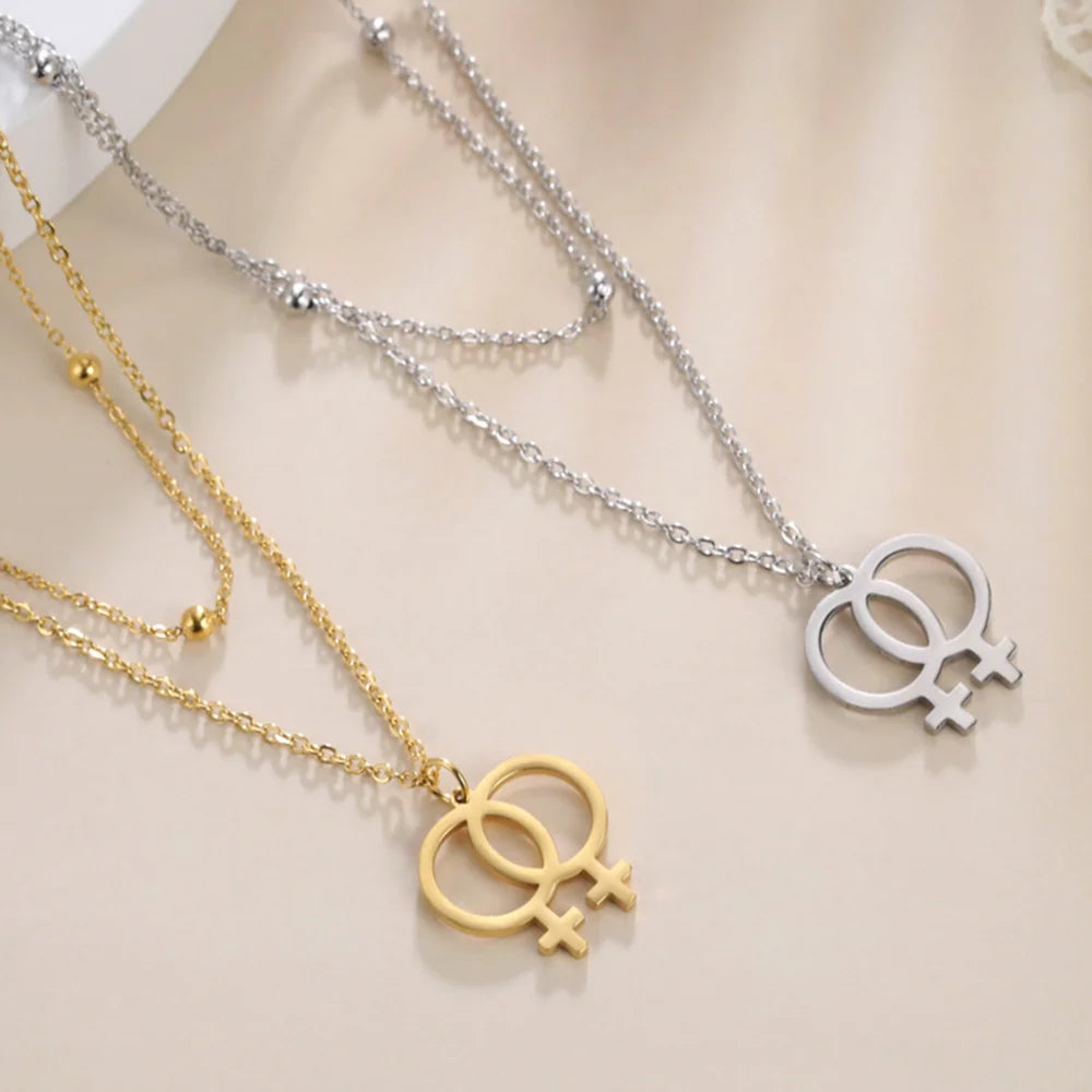 Feminine Lesbian Necklace