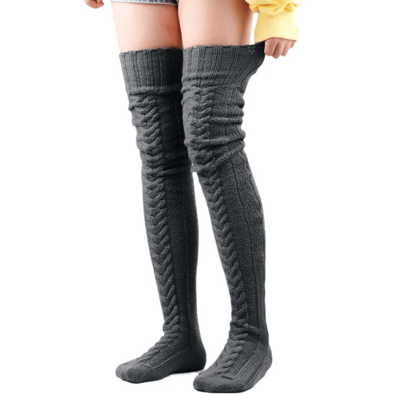 Extra Long Thigh-High Warm Socks for Winter