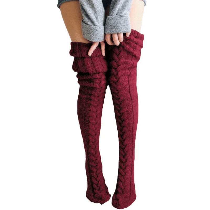 Extra Long Thigh-High Warm Socks for Winter
