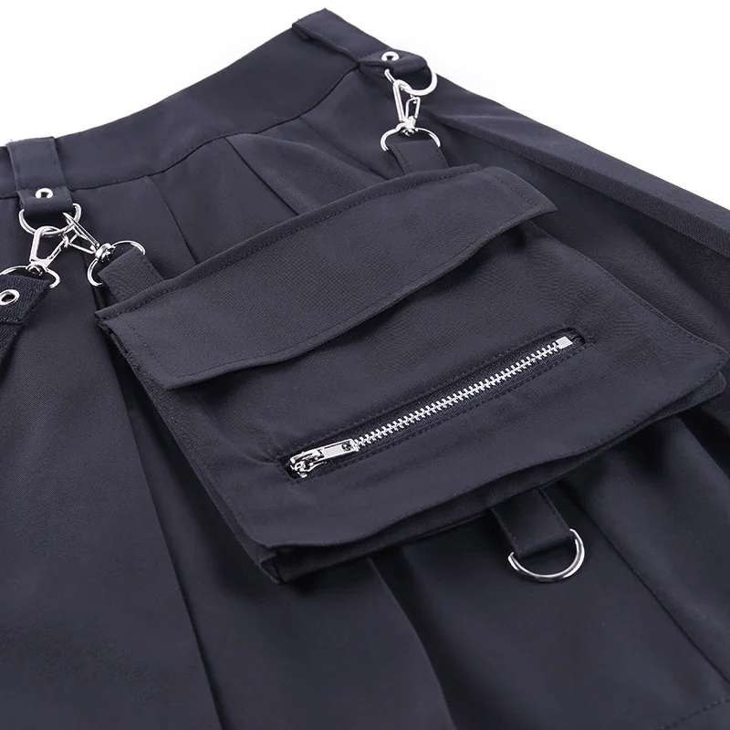 Black Gothic Fashion Skirt