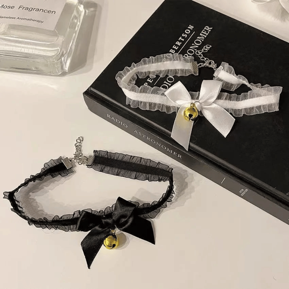 Cat Ear Headband with Bow & Bell