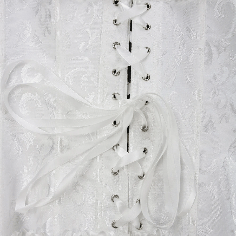 Elegant Flower Print Corset