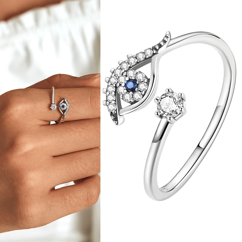 Themed Silver Open Rings