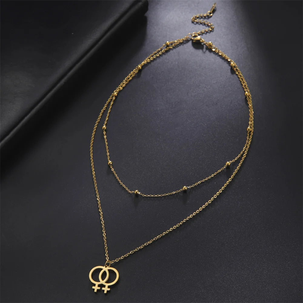 Feminine Lesbian Necklace