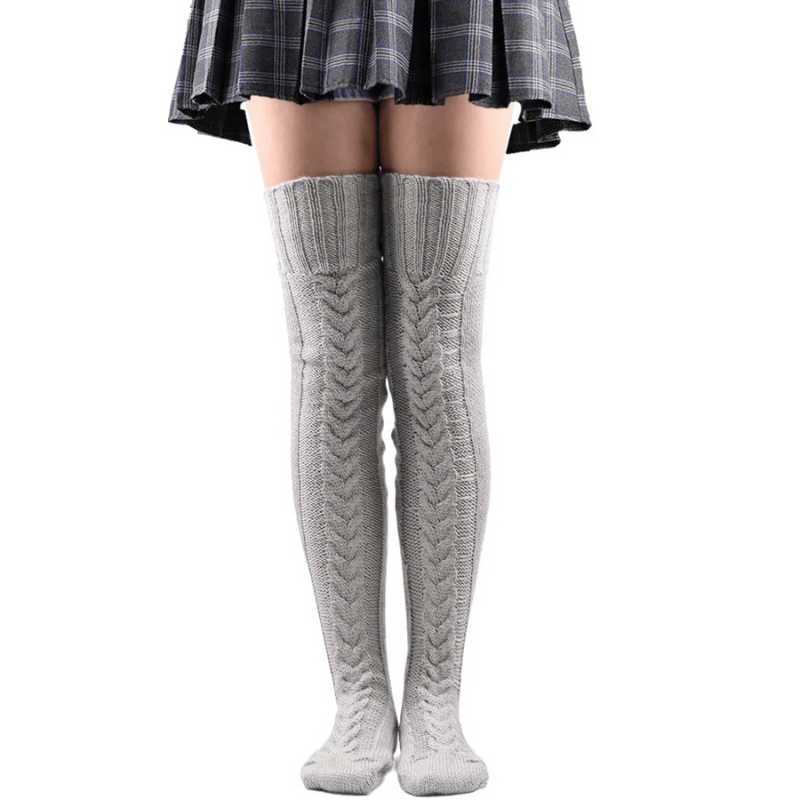 Extra Long Thigh-High Warm Socks for Winter