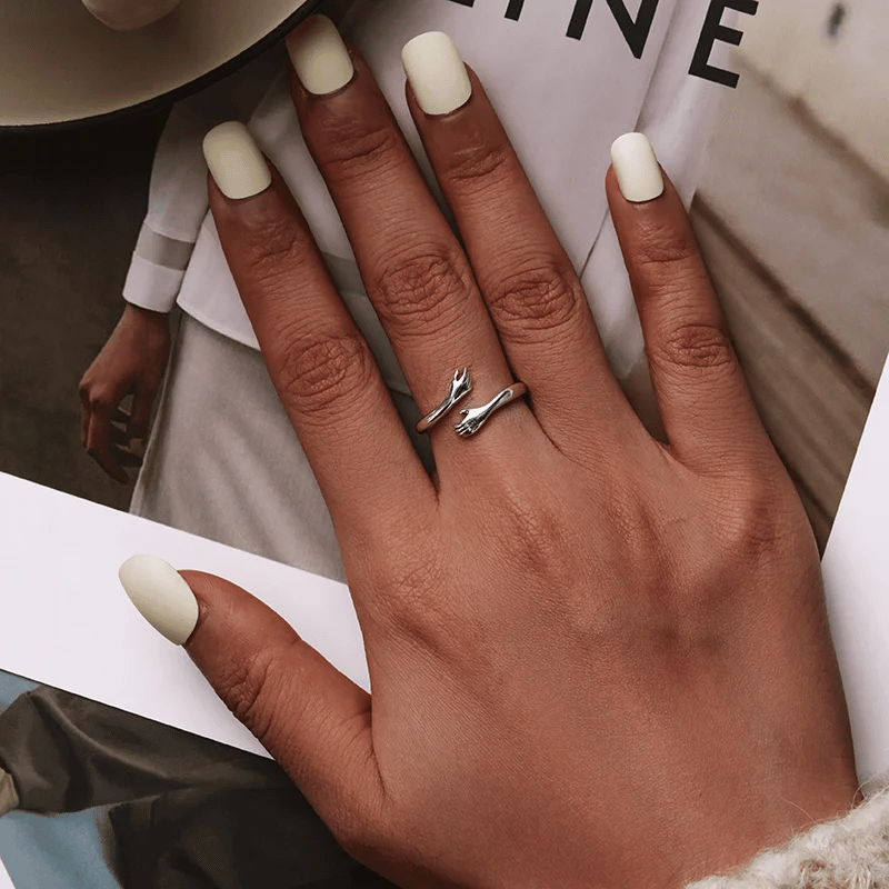 Themed Silver Open Rings