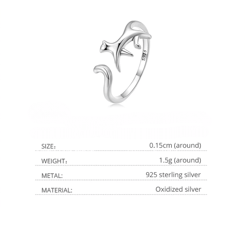 Cute Cat Adjustable Rings