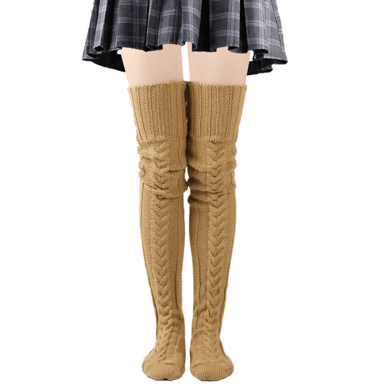 Extra Long Thigh-High Warm Socks for Winter