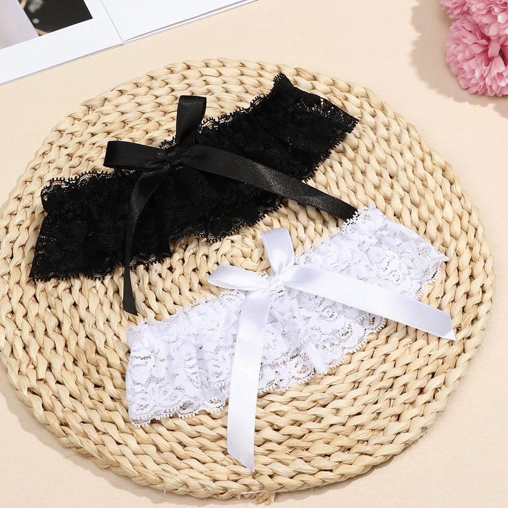 Lace Leg Garter Belts