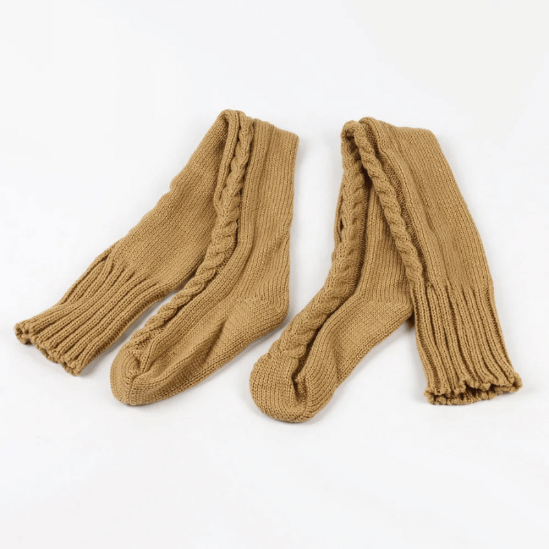 Extra Long Thigh-High Warm Socks for Winter