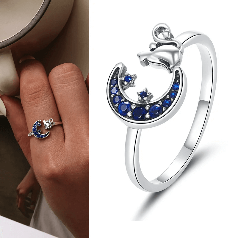 Cute Cat Adjustable Rings