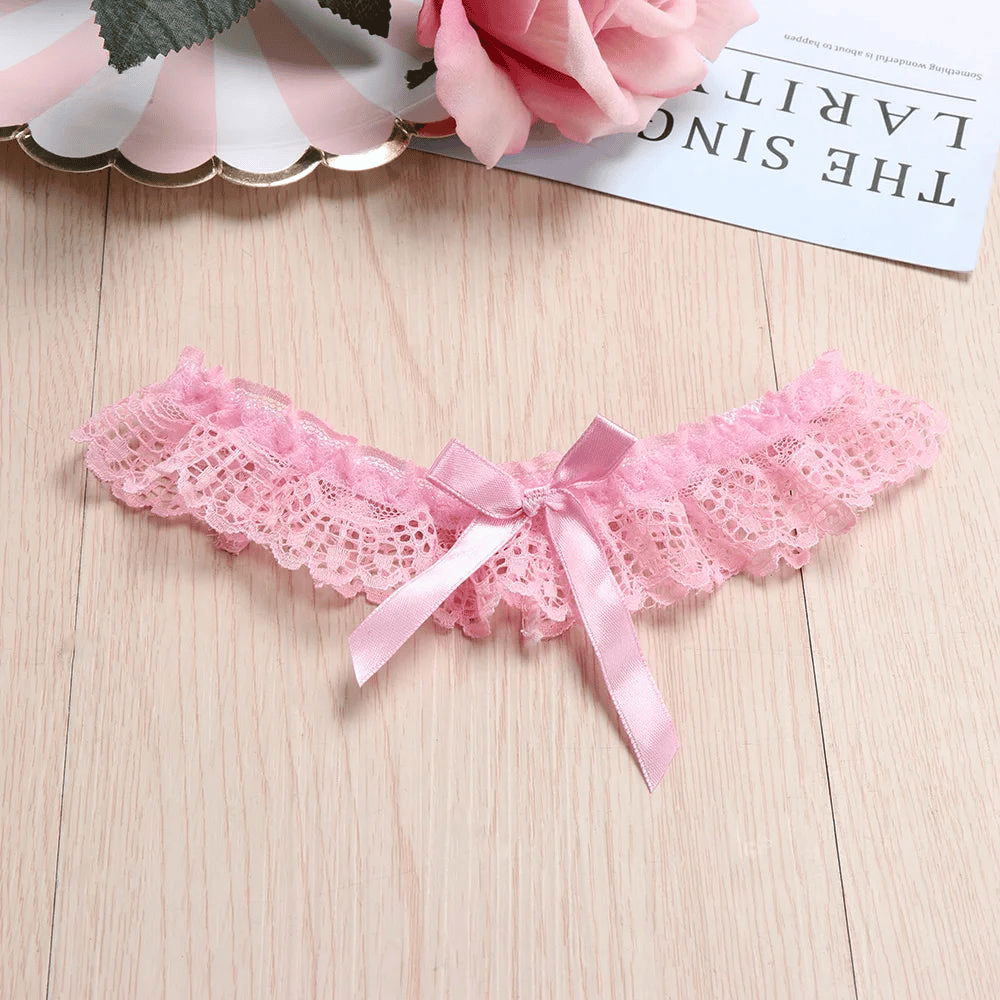 Lace Leg Garter Belts