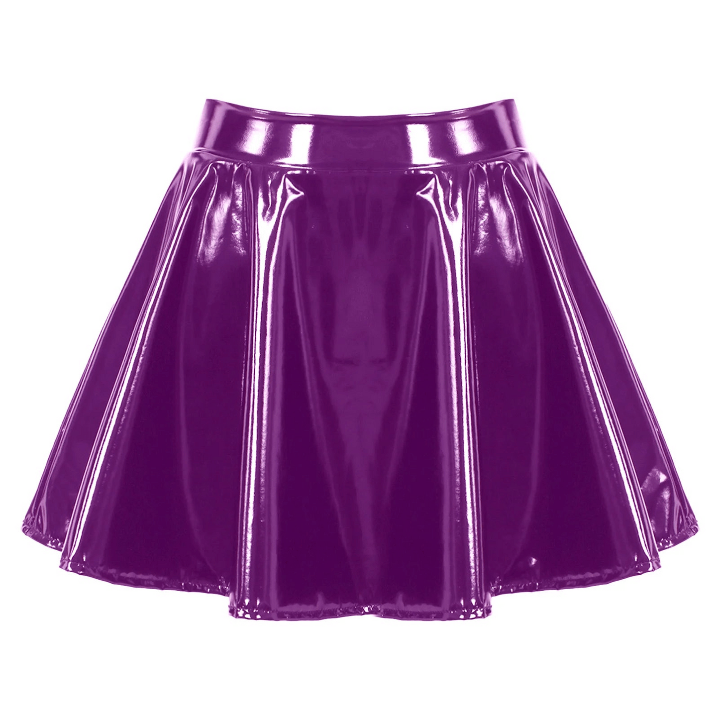 Glossy Short Skirt