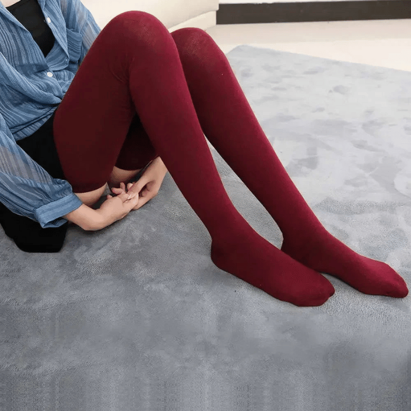 Extra Long Cotton Thigh-High Socks - 31.5in (80cm) for 6+ ft Tall