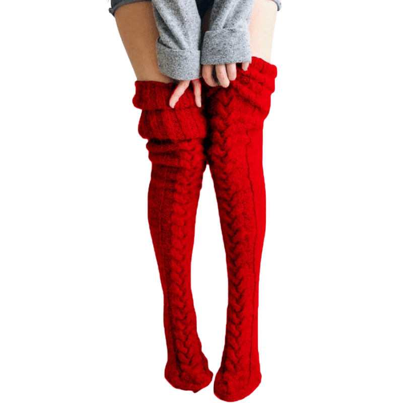 Extra Long Thigh-High Warm Socks for Winter