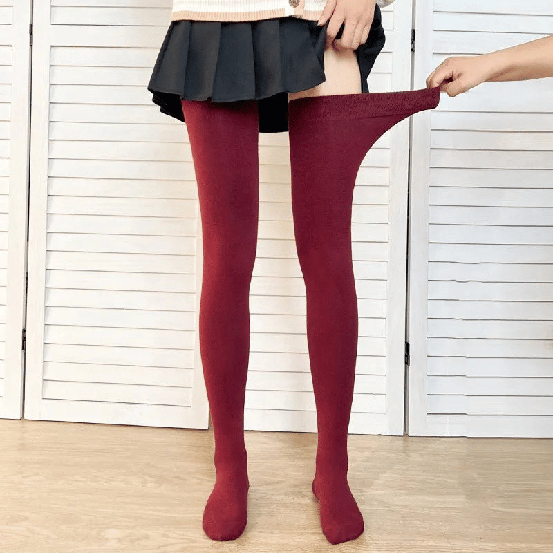 Extra Long Warm Thigh-High Socks - 31.5in (80cm)